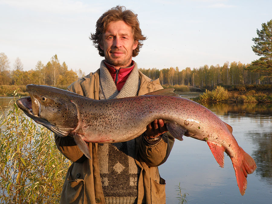 Рыбалка в Сибире, таймень